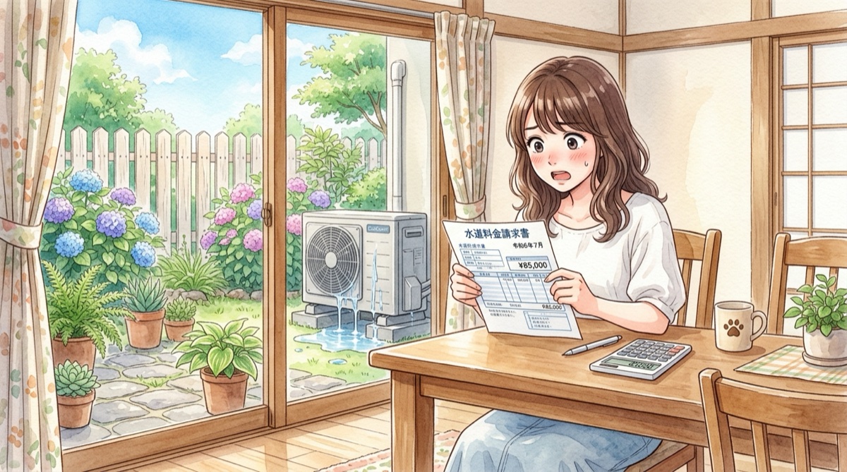 放置で水道代が高騰