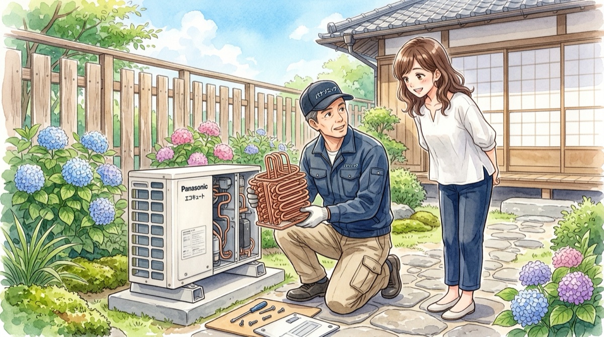 温水コイル交換修理